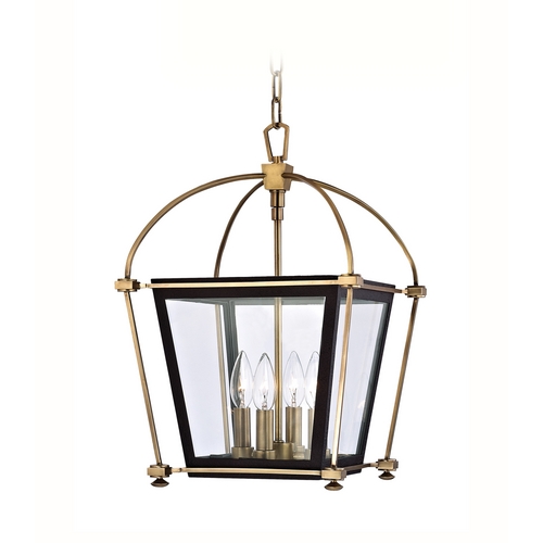Hollis Pendant in Aged Brass by Hudson Valley Lighting
