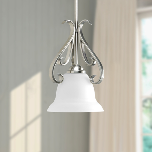 Progress Lighting Torino Mini Pendant in Brushed Nickel by Progress Lighting P5153-09