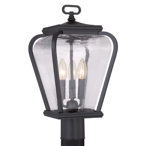 Quoizel Lighting Province Post Light in Mystic Black by Quoizel Lighting PRV9009K