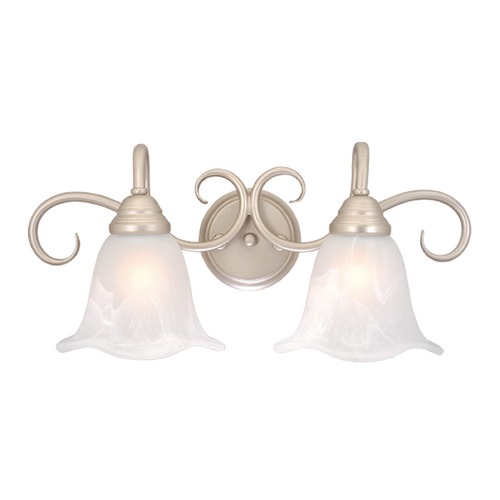 Bella Brushed Nickel Bathroom Light by Vaxcel Lighting