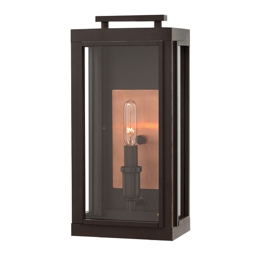 Hinkley Sutcliffe 14-Inch Outdoor Wall Light in Oil Rubbed Bronze by Hinkley Lighting 2910OZ-LL