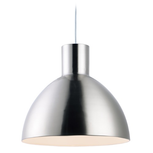 Maxim Lighting Maxim Lighting Cora Satin Nickel Pendant Light with Bowl / Dome Shade 11026SN
