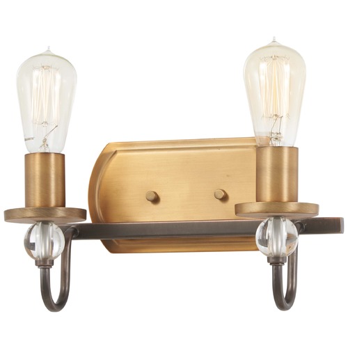 Minka Lavery Safra Harvard Court Bronze with natural Bathroom Light by Minka Lavery 4722-113