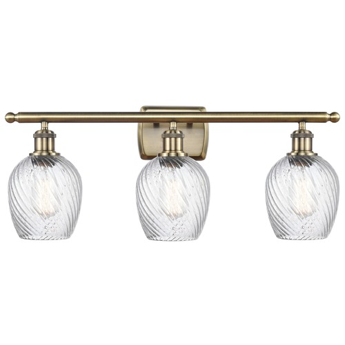 Innovations Lighting Salina Antique Brass LED Bathroom Light by Innovations Lighting 516-3W-AB-G292-LED