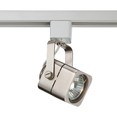 Eurofase Lighting 50W GU10 Squared Track Head in Brushed Nickel by Eurofase Lighting 23405-045