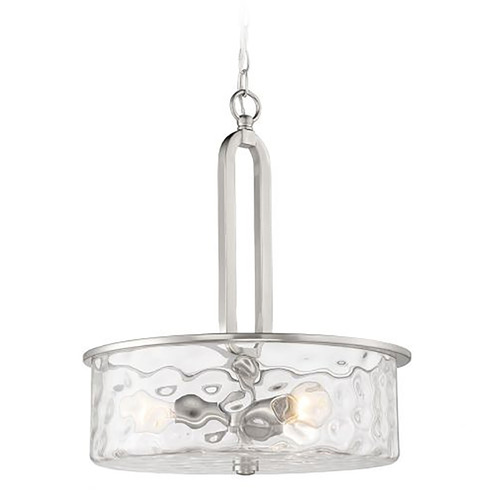 Collins Brushed Polished Nickel Pendant by Craftmade Lighting