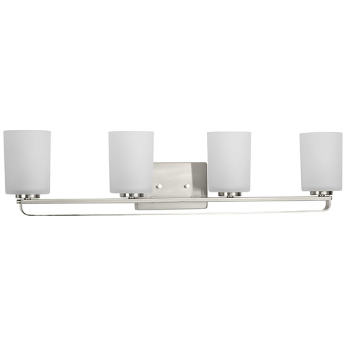 Progress Lighting League Brushed Nickel Bathroom Light