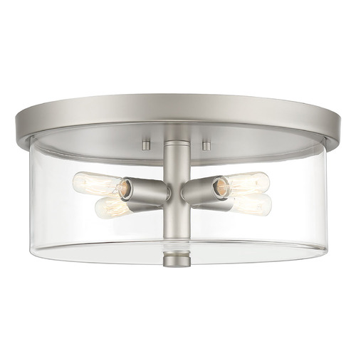Hailie Satin Nickel Flush Mount by Craftmade Lighting