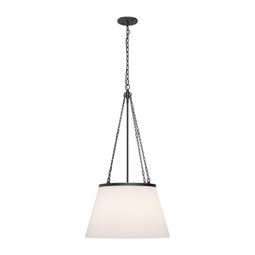 Alora Lighting Speakeasy Matte Black Pendant Light with Empire Shade