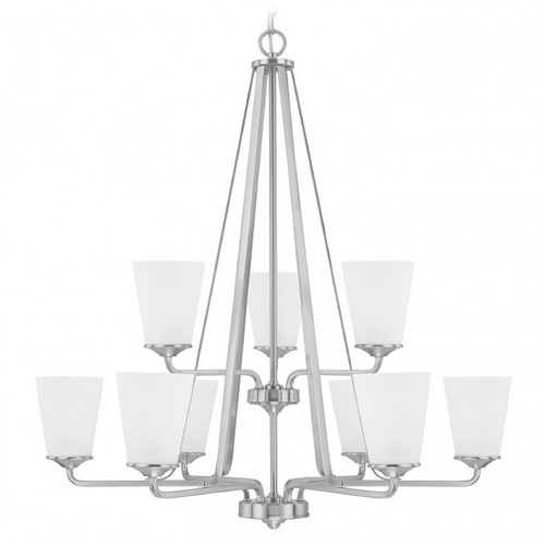 HomePlace by Capital Lighting Braylon 32.25-Inch 9-Light Chandelier in Bronze by HomePlace by Capital Lighting 414191BN-331