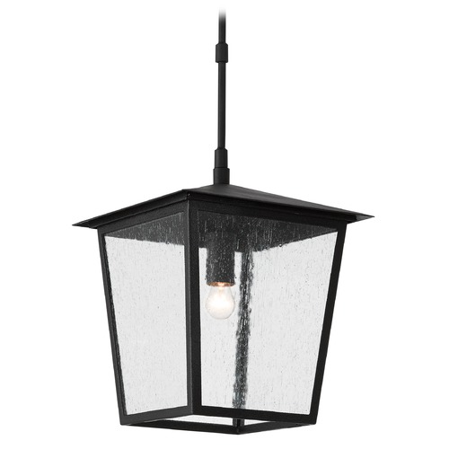 Bening Outdoor Lantern in Midnight Finish by Currey & Company