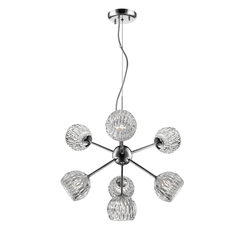 Laurentian Chrome Chandelier by Z-Lite