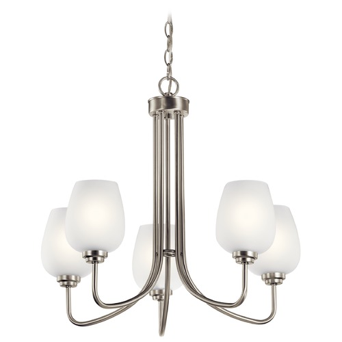 Valserrano 5-Light Brushed Nickel Chandelier by Kichler Lighting