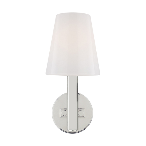 Thomas OBrien Logan 5-Inch Polished Nickel Sconce by Visual Comfort Studio
