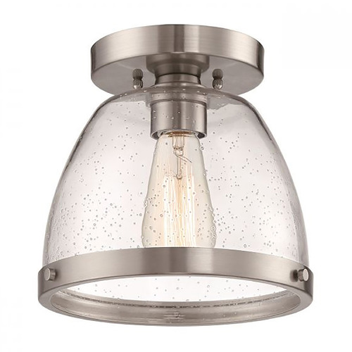 Lodie Brushed Polished Nickel Flush Mount by Craftmade Lighting