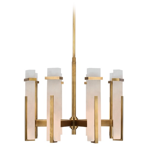 Visual Comfort Signature Collection Ian K. Fowler Malik Medium Chandelier in Brass by Visual Comfort Signature S5911HABALB