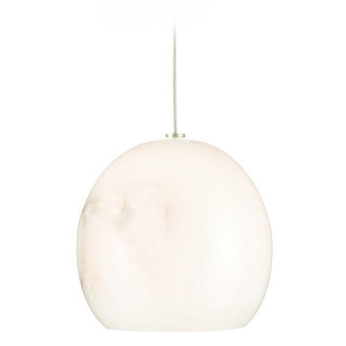 Currey and Company Lazio Silver Mini-Pendant Light with Bowl / Dome Shade