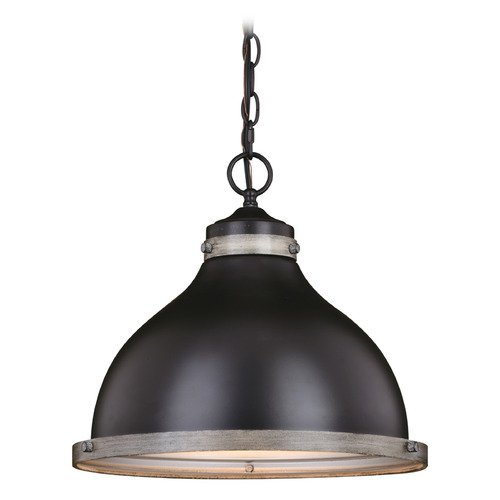 Sheffield 15-Inch Pendant in New Bronze by Vaxcel Lighting