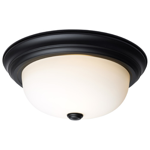 Matte Black Flush Mount by Nuvo Lighting