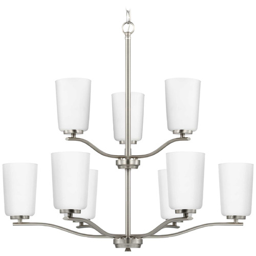 Progress Lighting Progress Lighting Adley Brushed Nickel Chandelier P400351-009