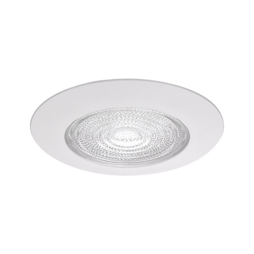 6-Inch Fresnal Glass Shower Trim in White by Generation Lighting