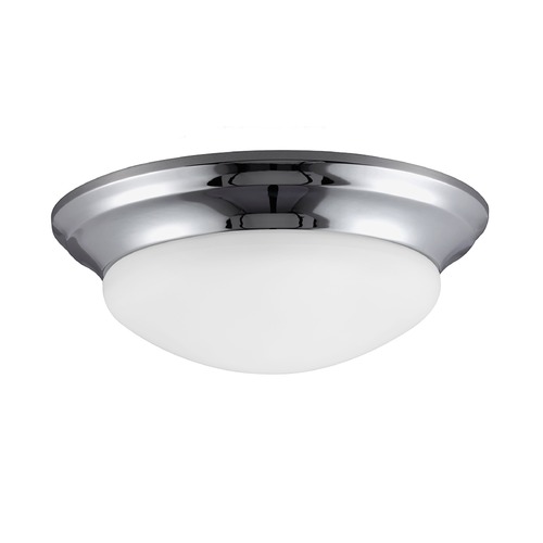 Generation Lighting Nash 14-Inch Flush Mount in Chrome by Generation Lighting 75435-05