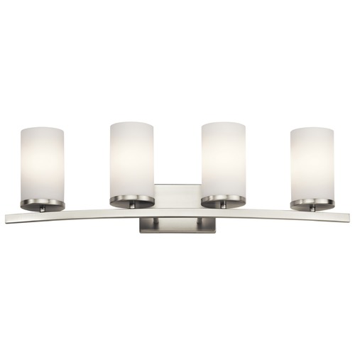 Crosby 31-Inch Brushed Nickel Vanity Light by Kichler Lighting