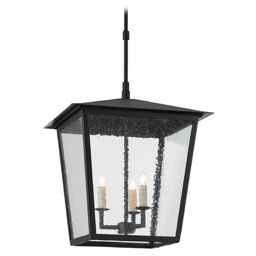 Currey and Company Lighting Bening Outdoor Lantern in Midnight Finish by Currey & Company 9500-0002