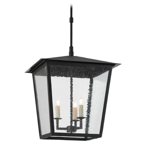 Bening Outdoor Lantern in Midnight Finish by Currey & Company