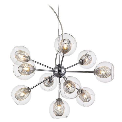 Z-Lite Auge Chrome Chandelier by Z-Lite 905-10C