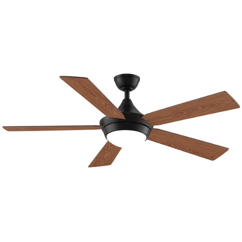 Fanimation Fans Celano V2 Dark Bronze LED Ceiling Fan with Light