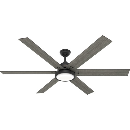 Hunter Fan Company Warrant Matte Black LED Ceiling Fan by Hunter Fan Company 51473