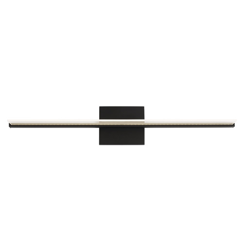 Visual Comfort Modern Collection Sean Lavin Span 24-Inch 277V LED Bath Light in Black by Visual Comfort Modern 700BCSPANB2B-LED930-277