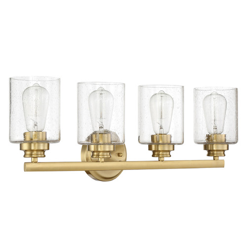 Craftmade Lighting Bolden Satin Brass Bathroom Light by Craftmade Lighting 50504-SB