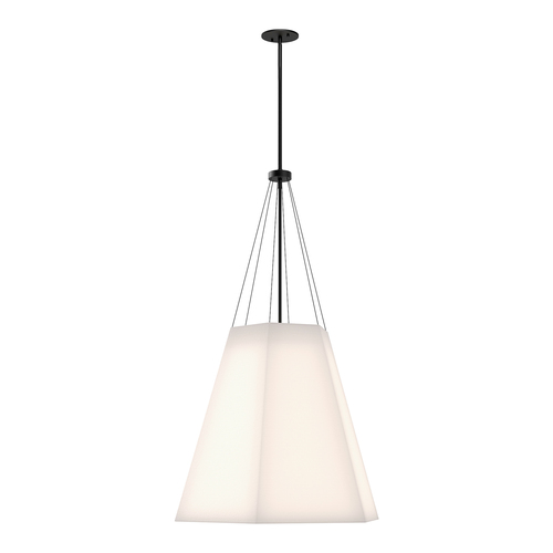 Alora Lighting Alora Lighting Manila Matte Black Pendant Light with Hexagon Shade PD545622MBWL