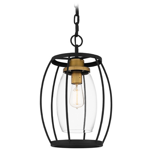 Quoizel Lighting Thyme Outdoor Hanging Light in Earth Black by Quoizel Lighting THY1511EK