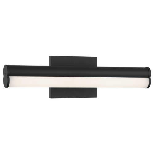 Matteo Lighting Junction Matte Black LED Vertical Bathroom Light