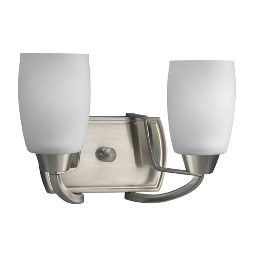 Wisten Bathroom Light in Brushed Nickel by Progress Lighting