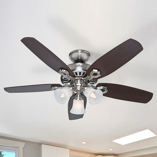 42-Inch Builder Fan in Brushed Nickel by Hunter Fan Company