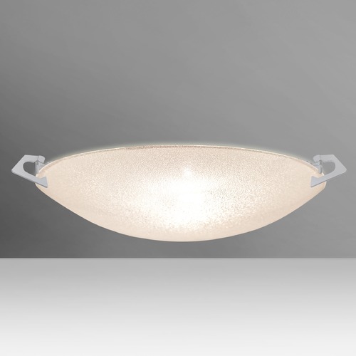 Besa Lighting Besa Lighting Sonya Satin Nickel Flushmount Light 8417GL-SN