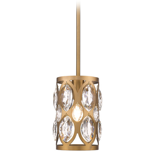 Dealey Heirloom Brass Mini Pendant by Z-Lite