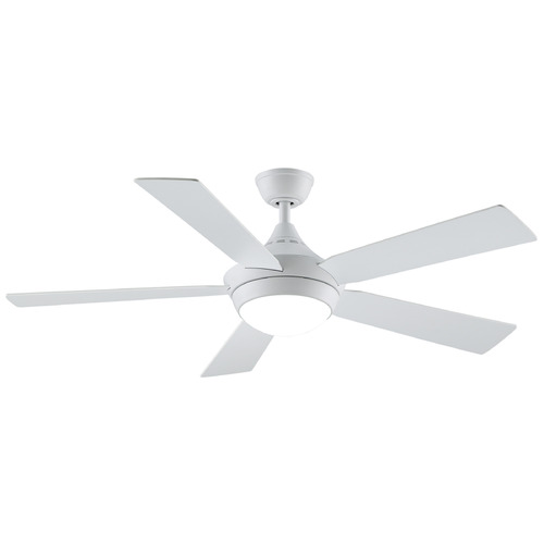 Fanimation Fans Celano V2 Matte White LED Ceiling Fan with Light