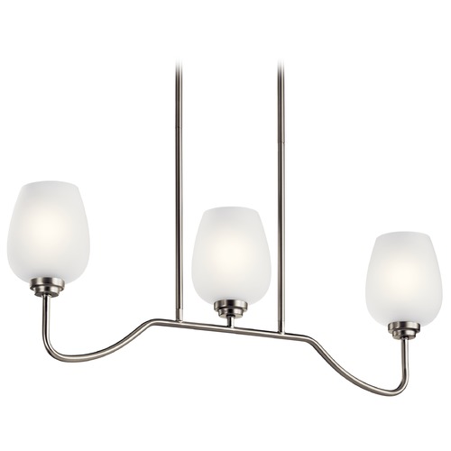Valserrano 3-Light Brushed Nickel Chandelier by Kichler Lighting