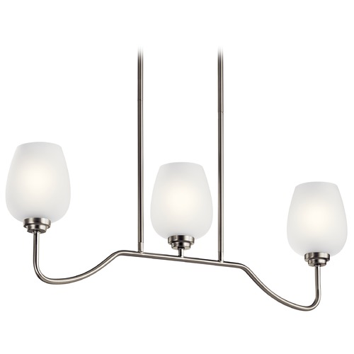 Kichler Lighting Valserrano 3-Light Brushed Nickel Chandelier by Kichler Lighting 44379NI