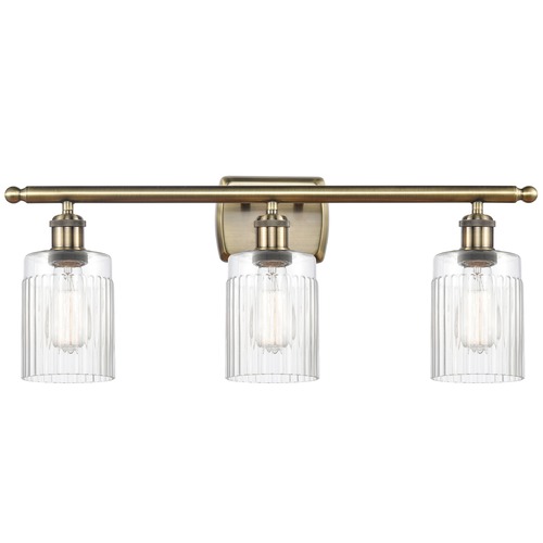 Innovations Lighting Innovations Lighting Hadley Antique Brass Bathroom Light 516-3W-AB-G342