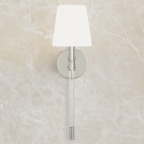 Chapman & Meyers Hanover Polished Nickel Sconce by Visual Comfort Studio