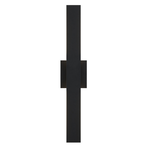 Matteo Lighting Zayden Matte Black LED Outdoor Wall Light
