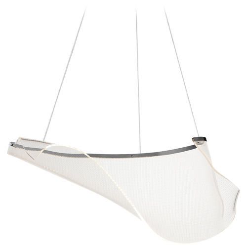 Rinkle Brushed Gunmetal LED Pendant by ET2 Lighting