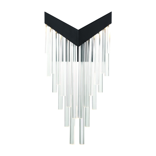 Vivien 20-Inch LED Wall Sconce in Matte Black by Eurofase Lighting