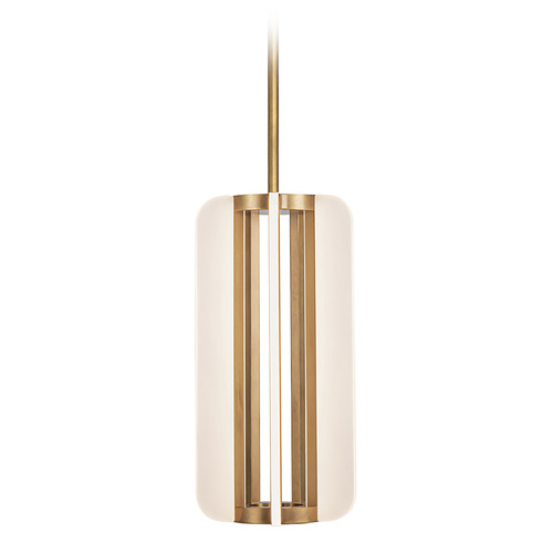 Alora Lighting Anders Vintage Brass LED Mini-Pendant Light